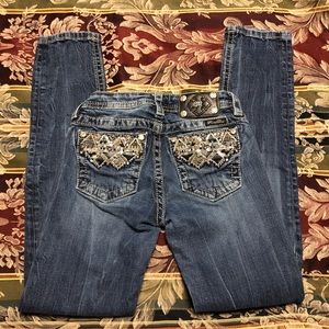 Girls Miss Me Skinny Jeans size 12